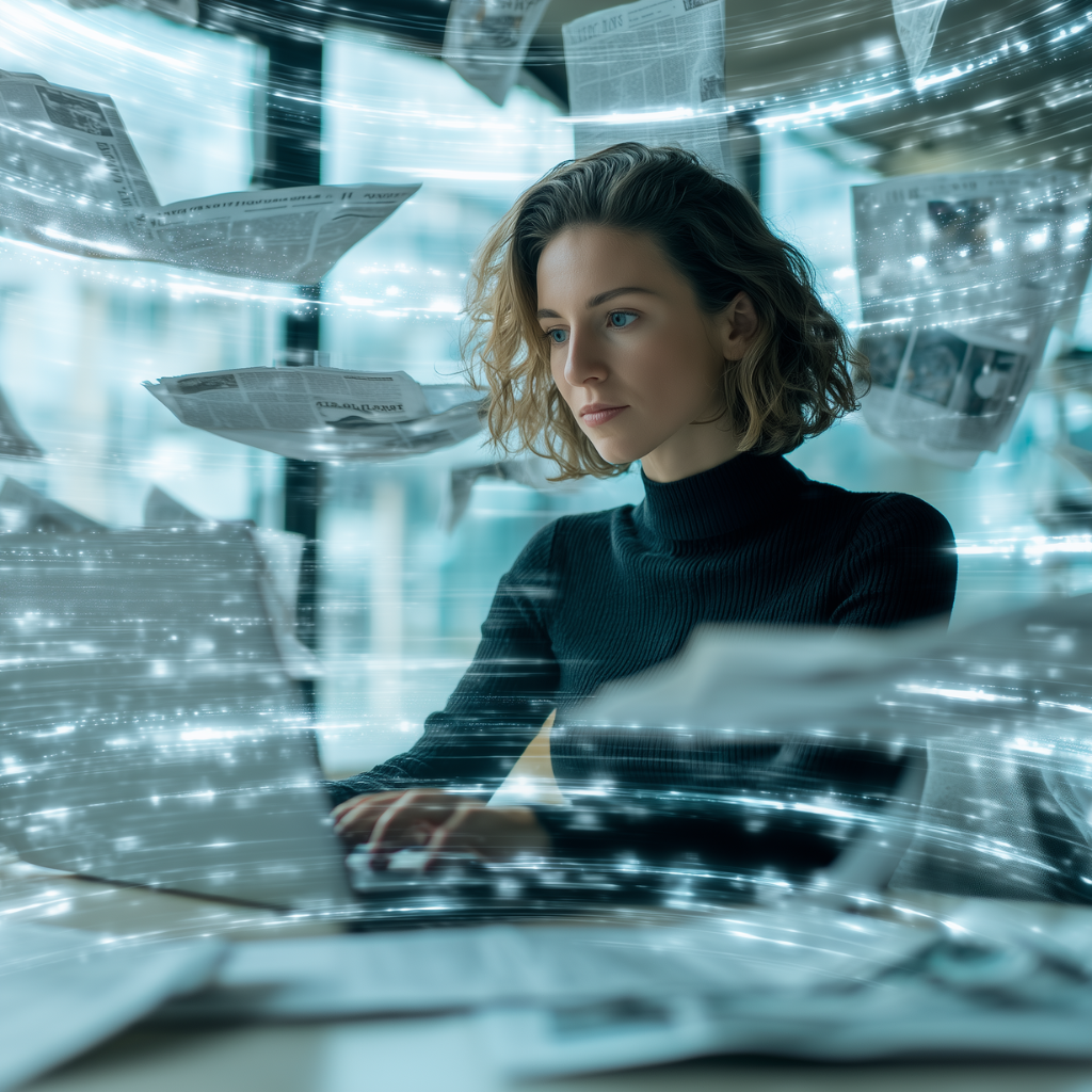 Quand l’intelligence artificielle fait la une : vers le journaliste de données et de contenus génératifs