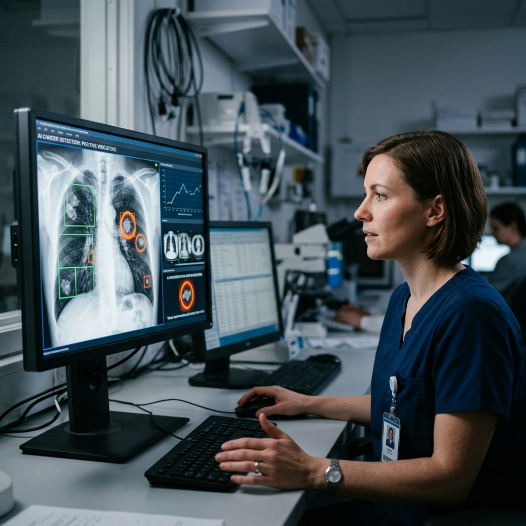 L’intelligence artificielle améliore la détection du cancer de plus de 10 %, révèle une étude pionnière