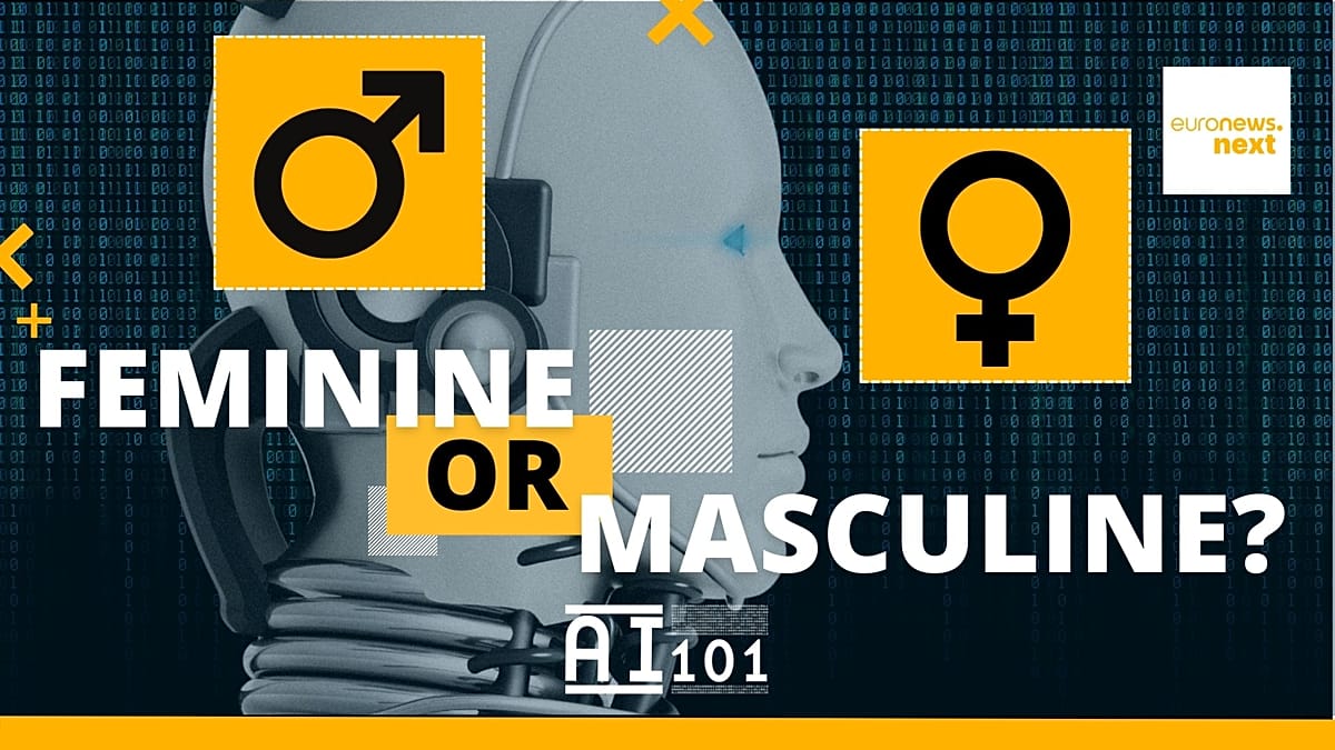 Does artificial intelligence have a gender? Yes and no
