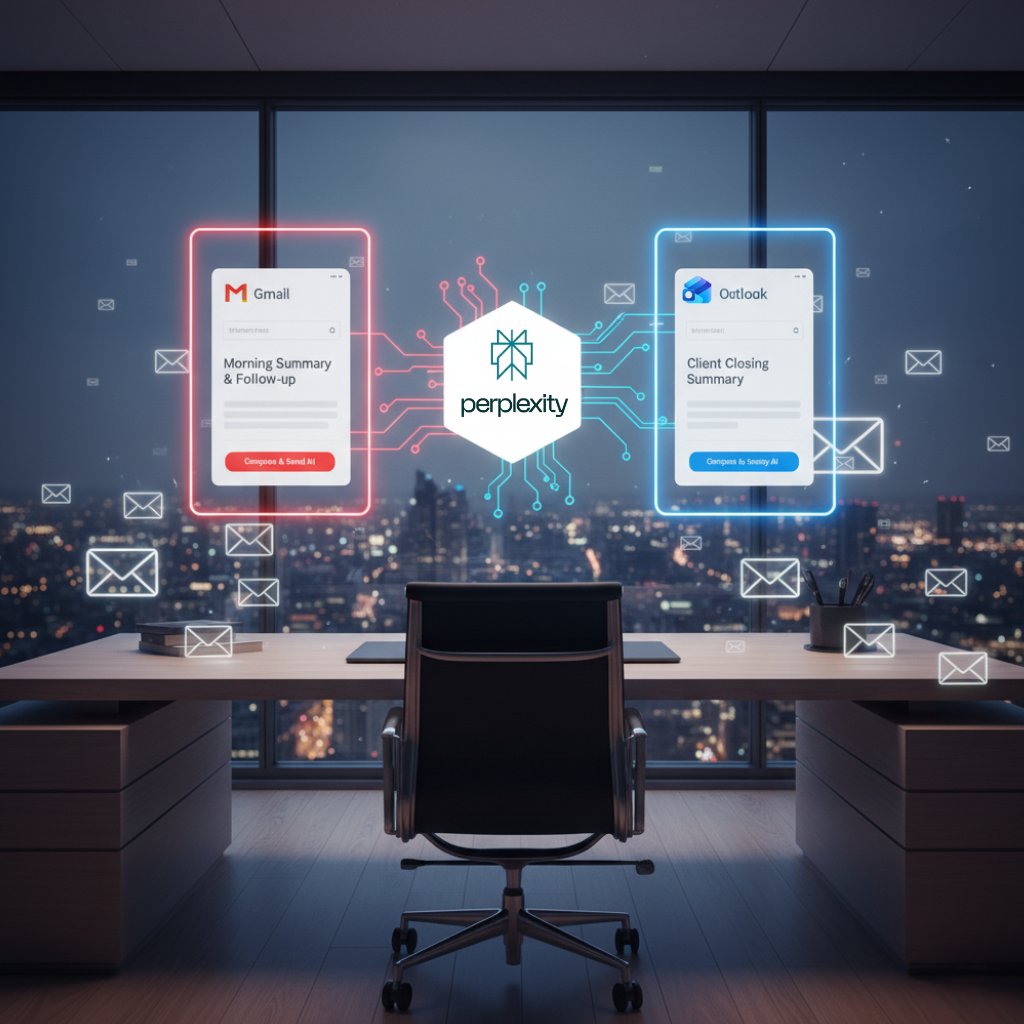 What if AI answered your emails? Perplexity is rolling out its assistant for Gmail and Outlook