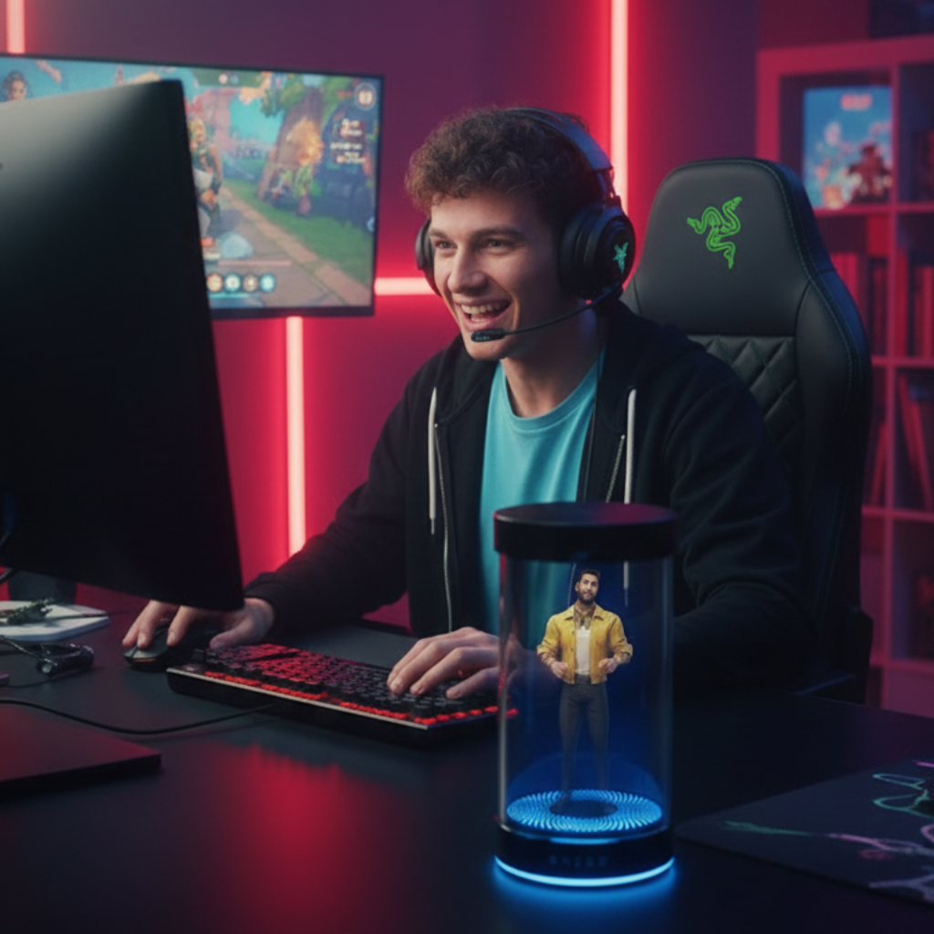An AI that lives alongside you: Razer introduces Project Ava, its holographic companion