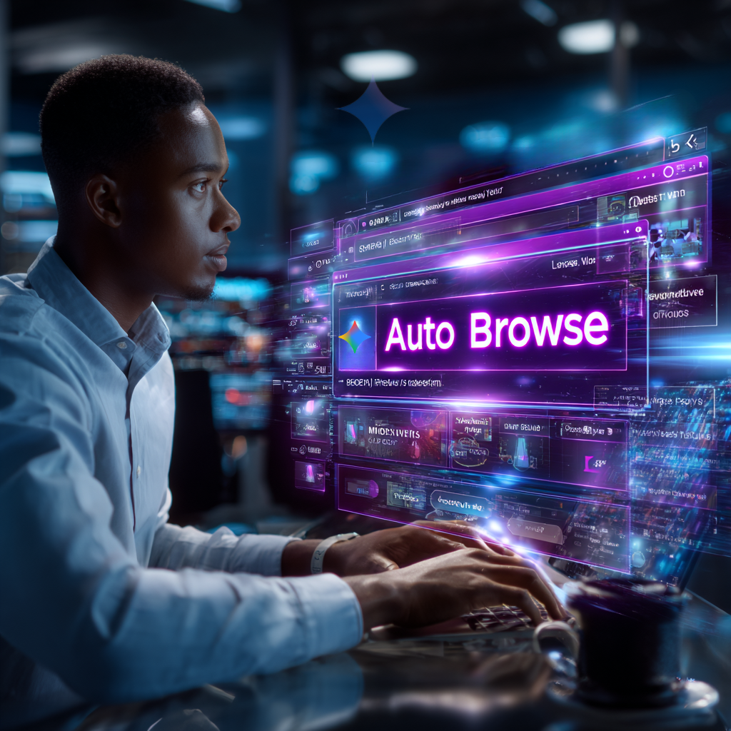 Google is revolutionizing online browsing with "Auto Browse," the AI agent that surfs the web for you
