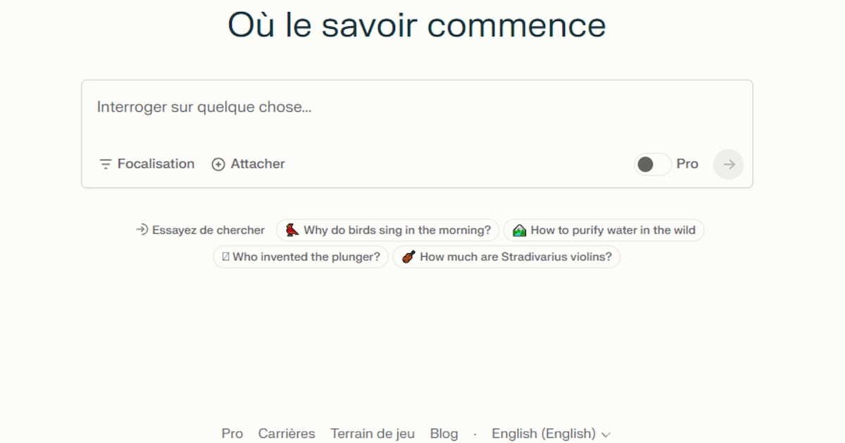 Perplexity AI plans to sell advertising on its search service